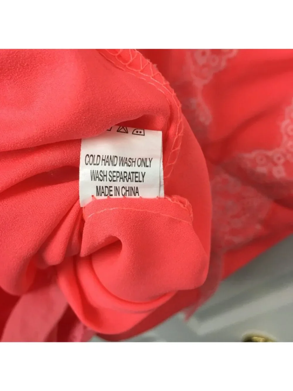 Shareen Romper Size 8 Orange with Lace Detail Shorts